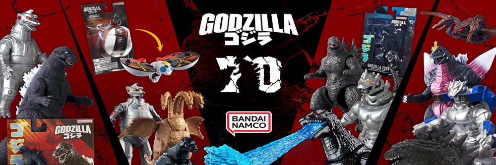 Bandai Namco Toys & Collectibles America Inc. Celebrates Godzilla's 70th Anniversary with Legendary Kaiju Lineup