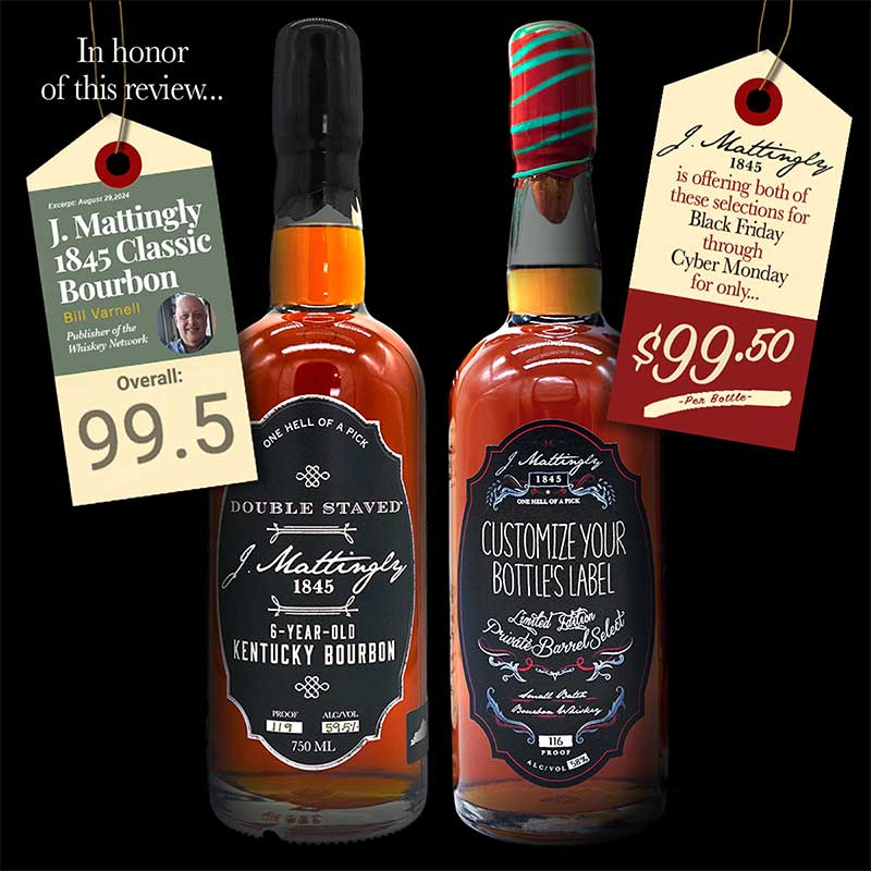 J. Mattingly 1845 Distillery Offers Holiday Bourbon Deals at Unprecedented Prices