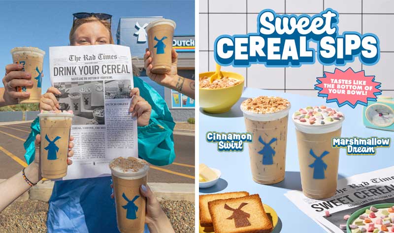 Dutch Bros Brews Nostalgia with Cereal-Inspired Drinks
