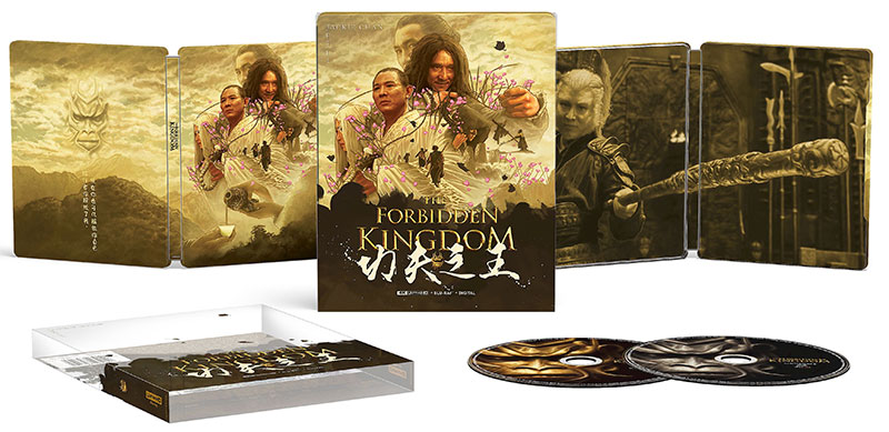 The Martial Arts Dream Team: Jackie Chan and Jet Li Unite in 'The Forbidden Kingdom' SteelBook