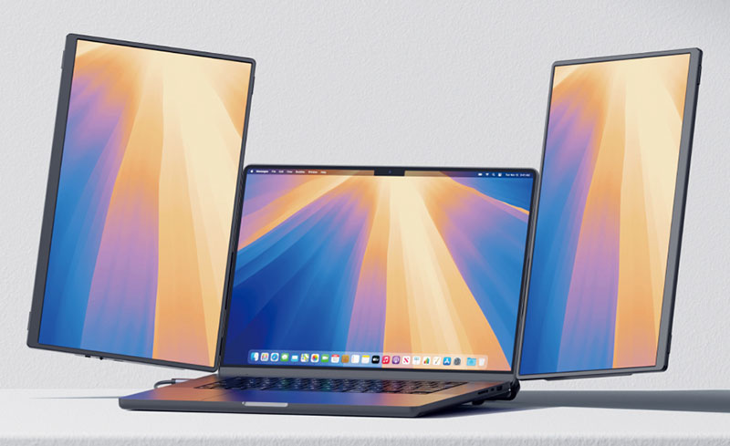 JSAUX unveils the new FlipGo Horizon Dual Monitor at CES 2025