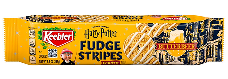Keebler Brings the Magic to Butterbeer Season with Official Harry Potter Butterbeer Fudge Stripes Cookies