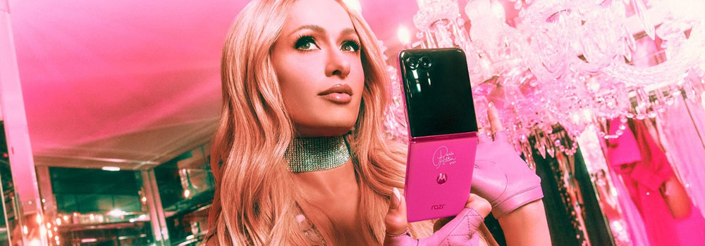 motorola paris hilton
