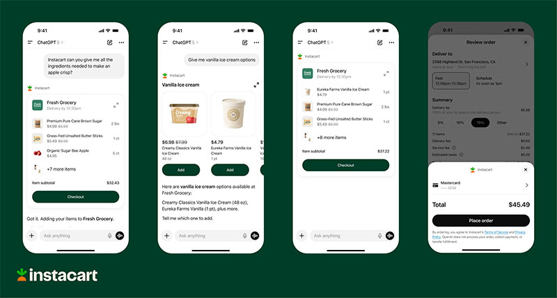 Instacart Becomes First to Launch Instant Checkout App Inside ChatGPT