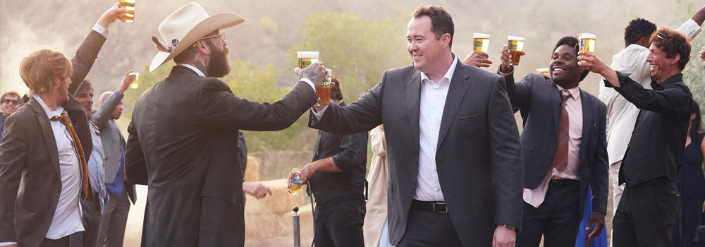 Post Malone, Peyton Manning & Shane Gillis Chase a Keg in Bud Light’s Super Bowl Spot