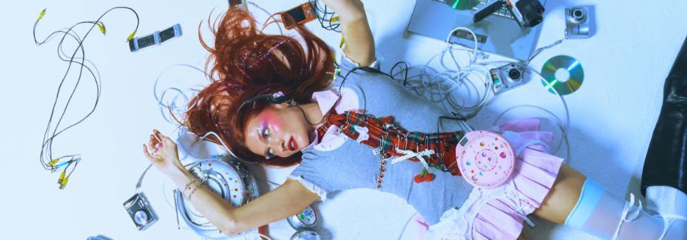 Cherry Bomb Throws A Champagne-Soaked Y2K Party on "Digital Girl" 