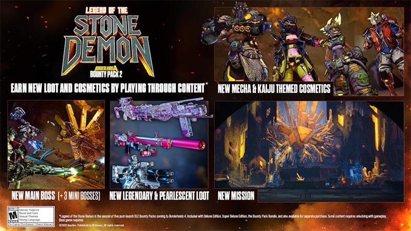 Borderlands 4 Bounty Pack 2: Legend of the Stone Demon Now Available